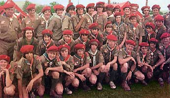Red Scout Beret