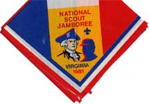 1981 boy scout jamboree neckerchief