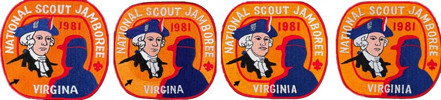 unofficial 1981 boy scout patches