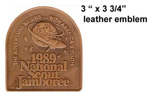 1989 leather emblem