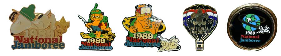 1989 bsa jamboree pins