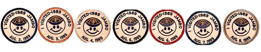 1989 bsa jamboree patches