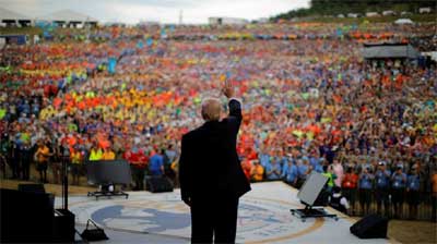 President Trump at the 2017 National Boy Scout Jamboree