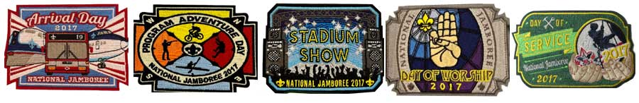 Daily Activities Patches 2017 bsa national jamboree