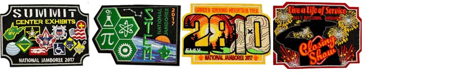 Daily Activities Patches 2017 bsa national jamboree