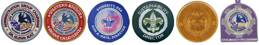 2017 national bsa jamboree officials insignia patches