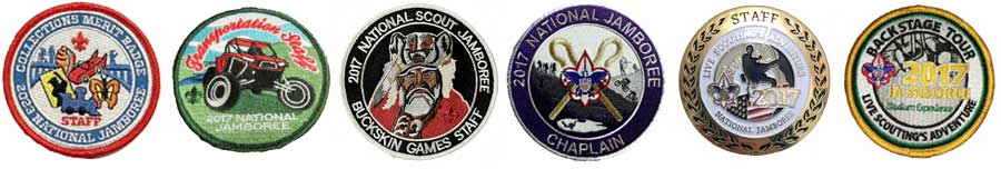 2017 National Boy Scout Jamboree Staff Patches