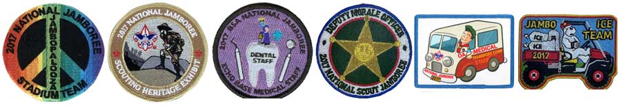 2017 National Boy Scout Jamboree Staff Patches