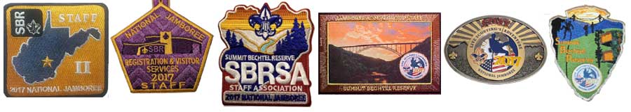 2017 National Boy Scout Jamboree Staff Patches