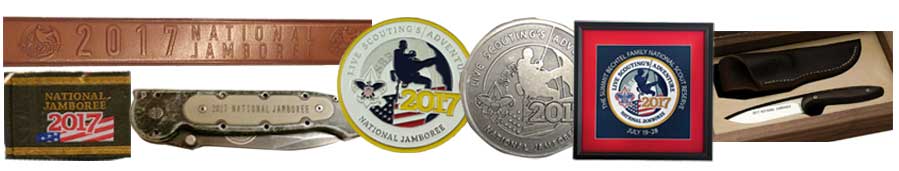 tradingpost items at the 2017 jamboree