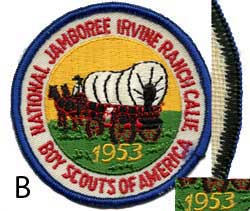 1953 boy scout jamboree patch