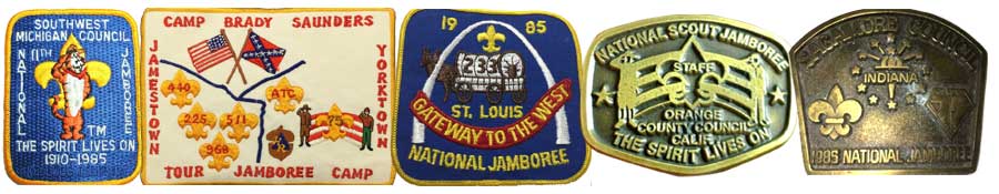 1985 bsa jamboree shoulder patches
