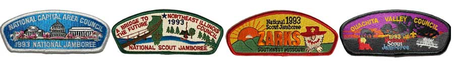 1993 bsa jamboree shoulder patches