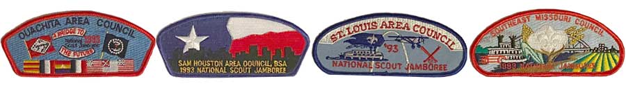 1993 bsa jamboree shoulder patches