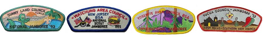 1993 bsa jamboree shoulder patches