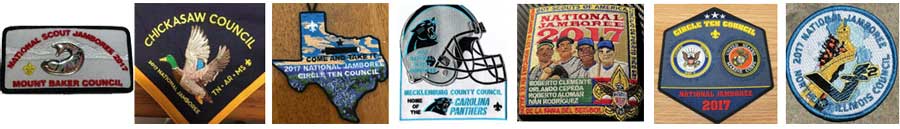 2017 national bot scout jamboree patch sets