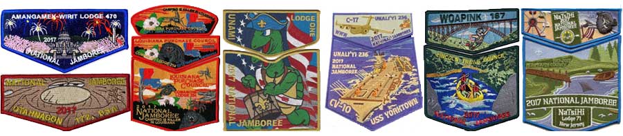 2017 national bot scout jamboree patch sets