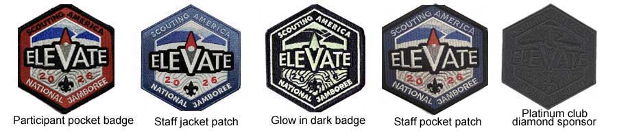 2026 Boy Scout Jamboree Pocket badges